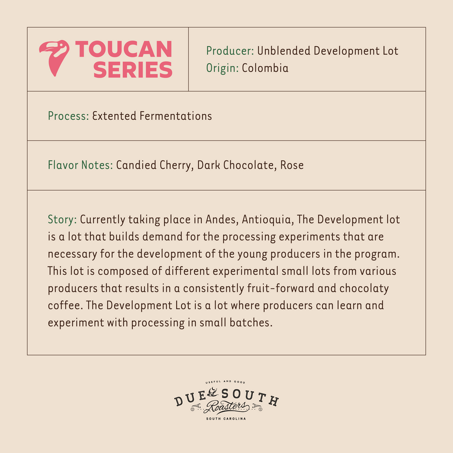 Toucan Series ⎸ Colombia Development Lot
